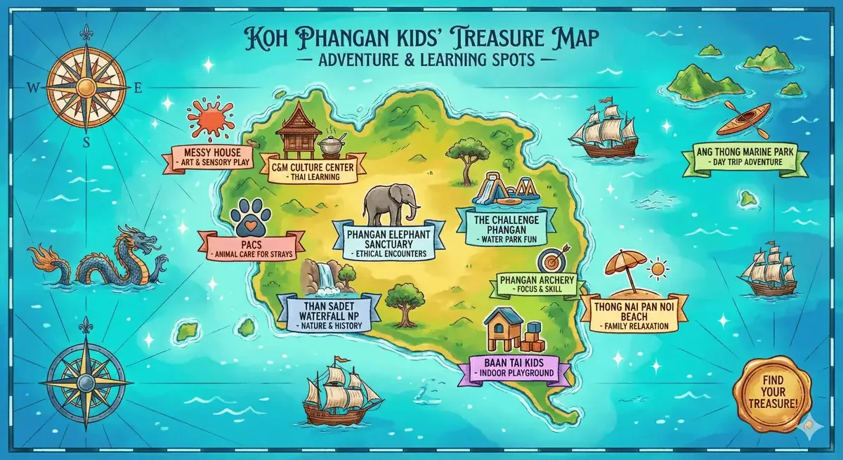 Beyond the Classroom: 6 Koh Phangan Family Spots